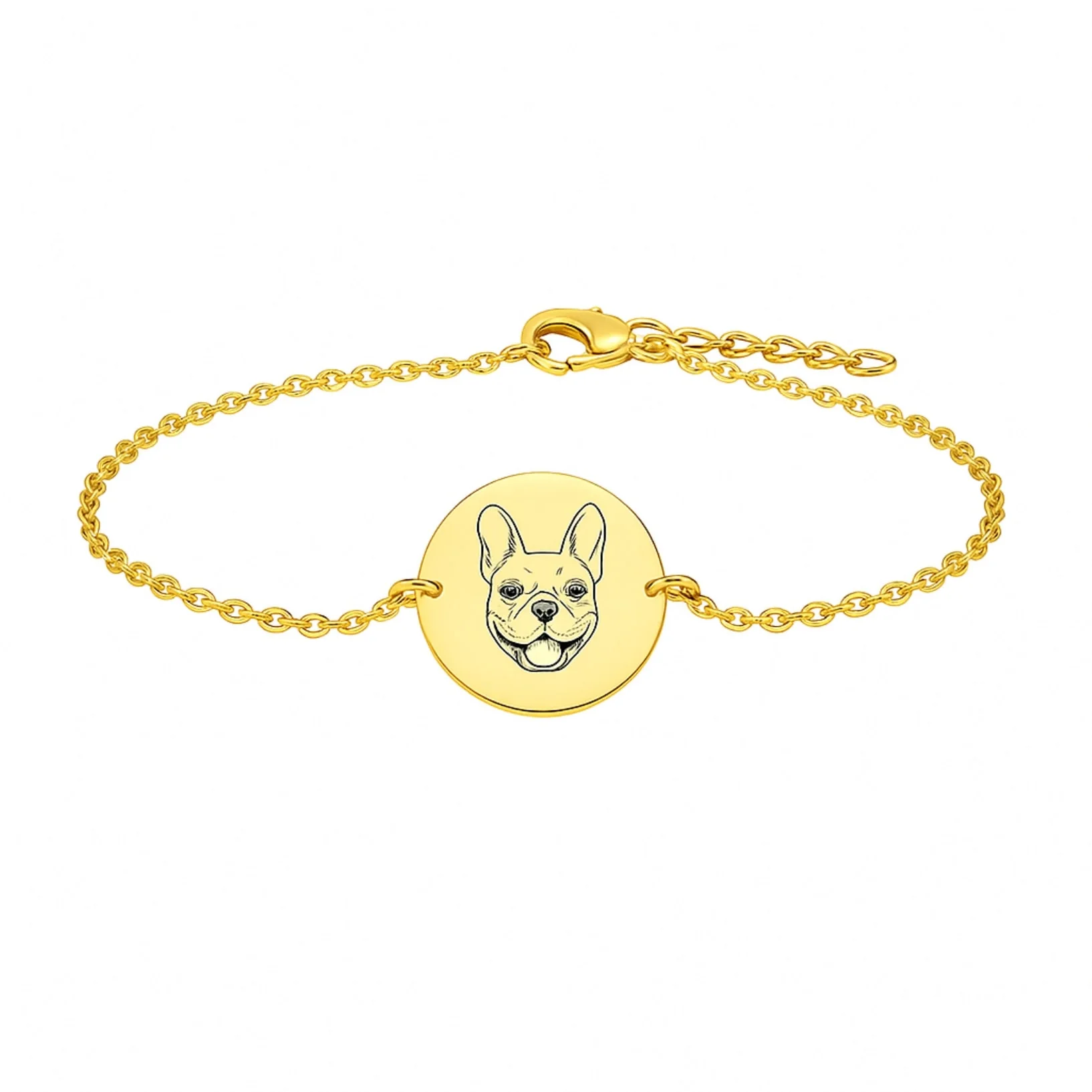 Personalisiertes Hunde Armband mit Kopf oder Pfoten Abdruck - Image 6