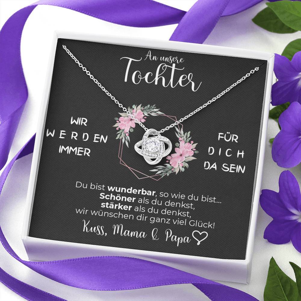 Knoten Halskette - An meine Tochter von Mama & Papa - Image 4