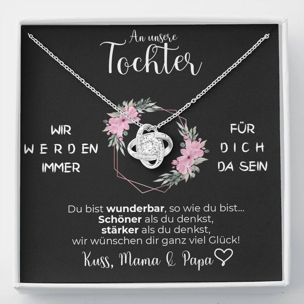 Knoten Halskette - An meine Tochter von Mama & Papa - Image 6