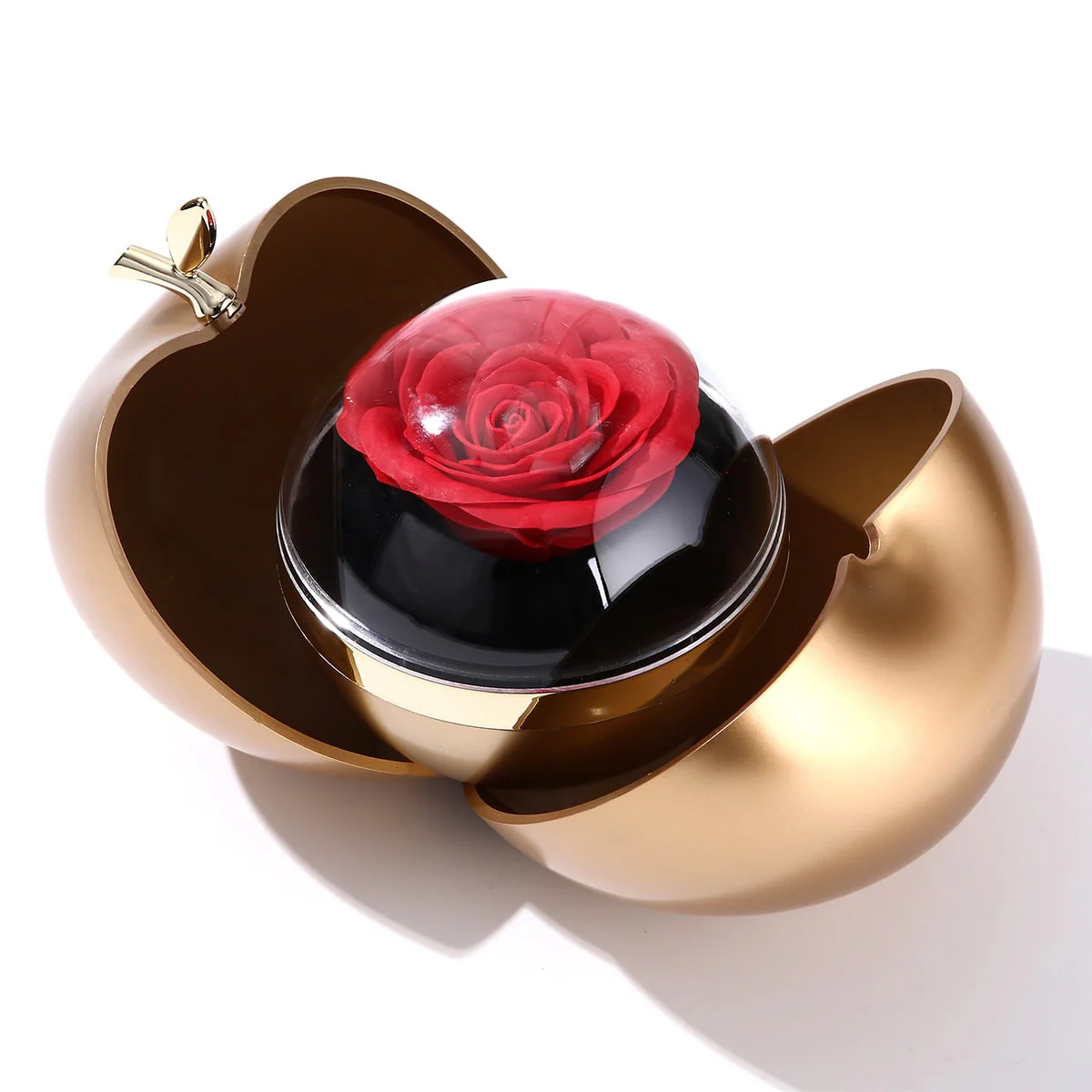 Apfel Rosenbox - Mit Gravur-Doppelherzkette - Image 22