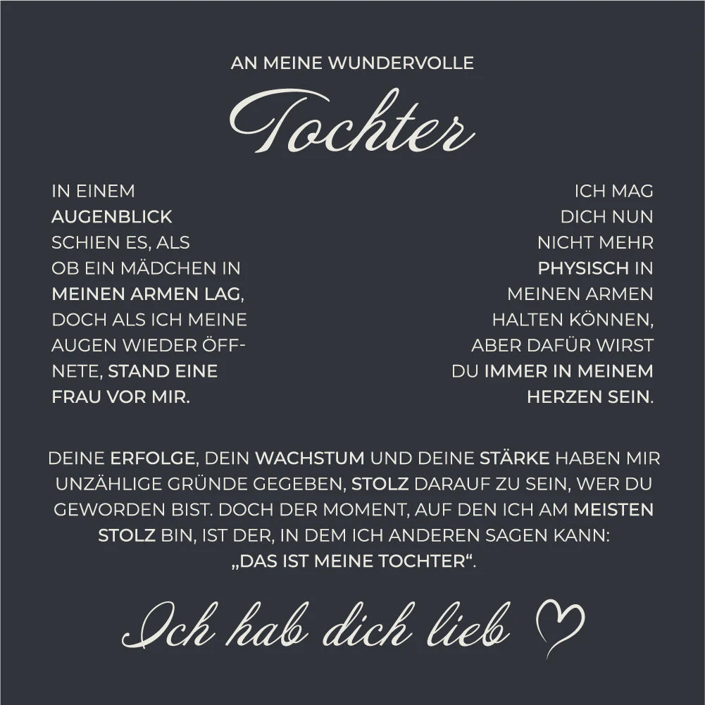 S925 Sterling Silber Knotenkette - An meine wundervolle Tochter - Image 4