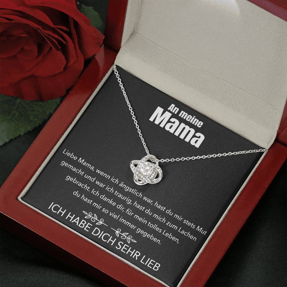 14k Weißgold Ausführung Halskette - An meine Mama - Image 8