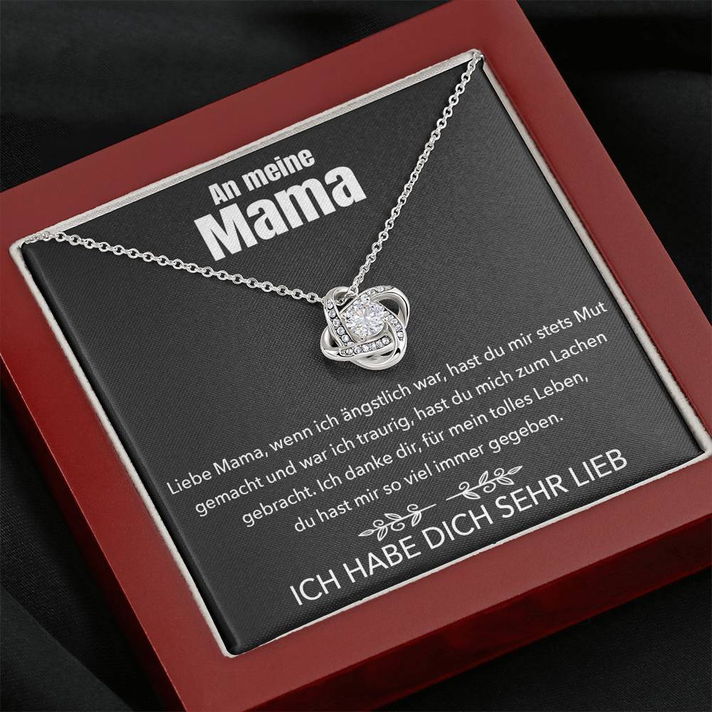 14k Weißgold Ausführung Halskette - An meine Mama - Image 9