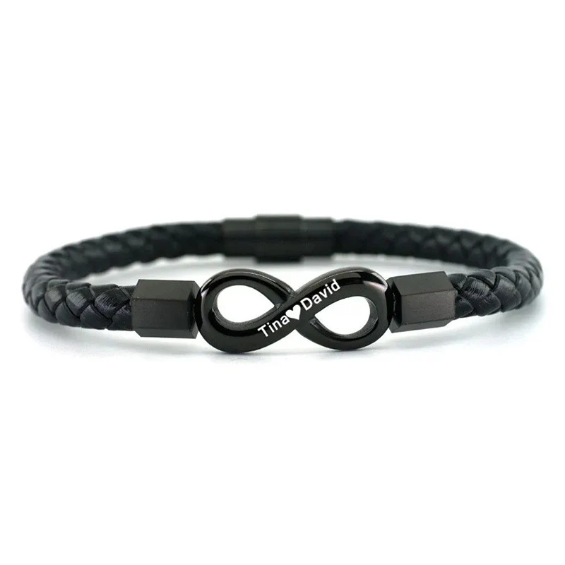 An meinen Mann - Gemeinsam alt werden - Personalisiertes Unendlichkeits-Armband - Image 10