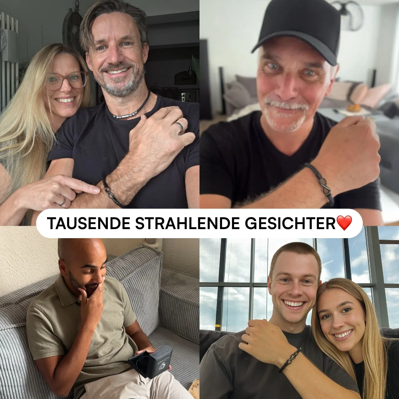 An meinen Mann - Gemeinsam alt werden - Personalisiertes Unendlichkeits-Armband - Image 3