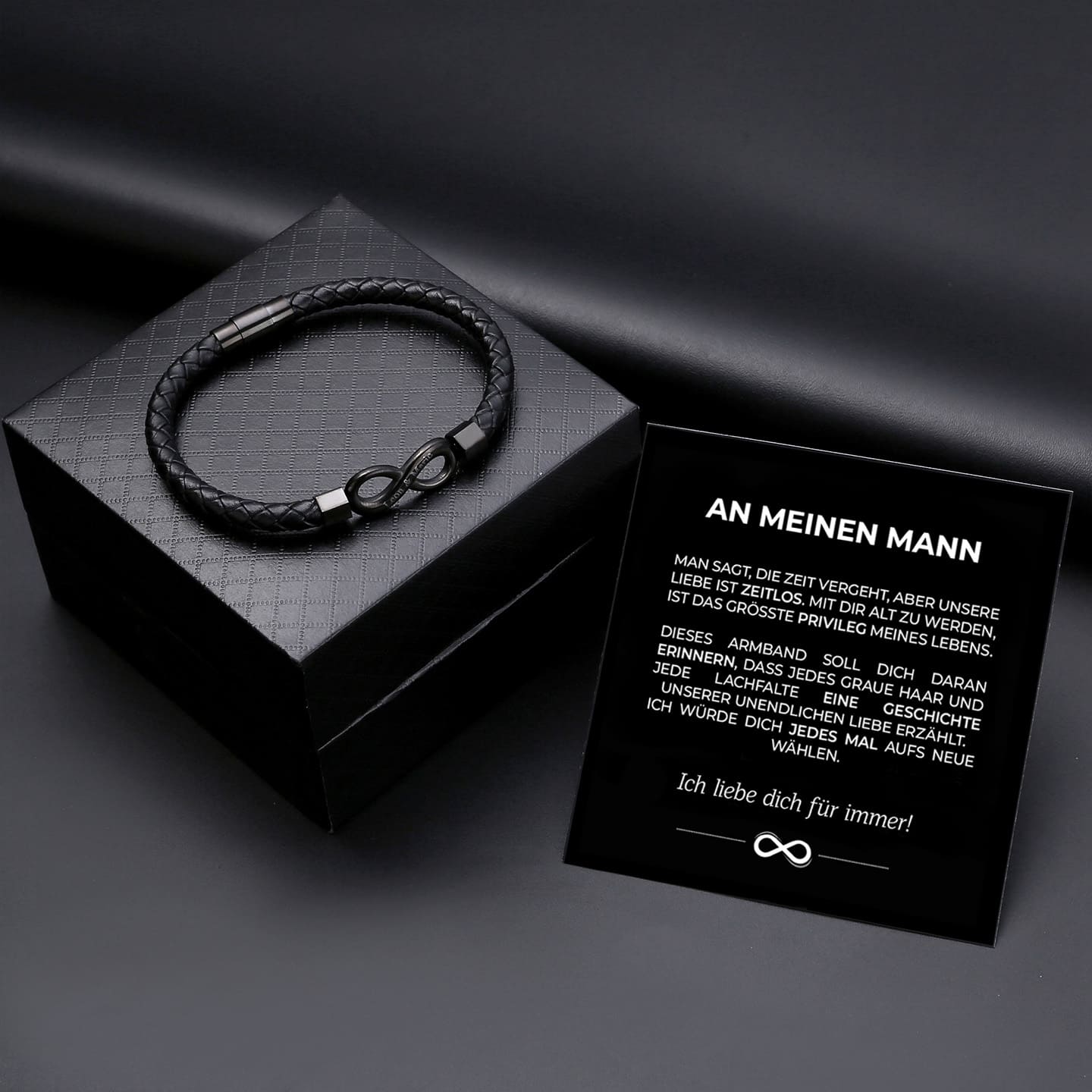 An meinen Mann - Gemeinsam alt werden - Personalisiertes Unendlichkeits-Armband - Image 12