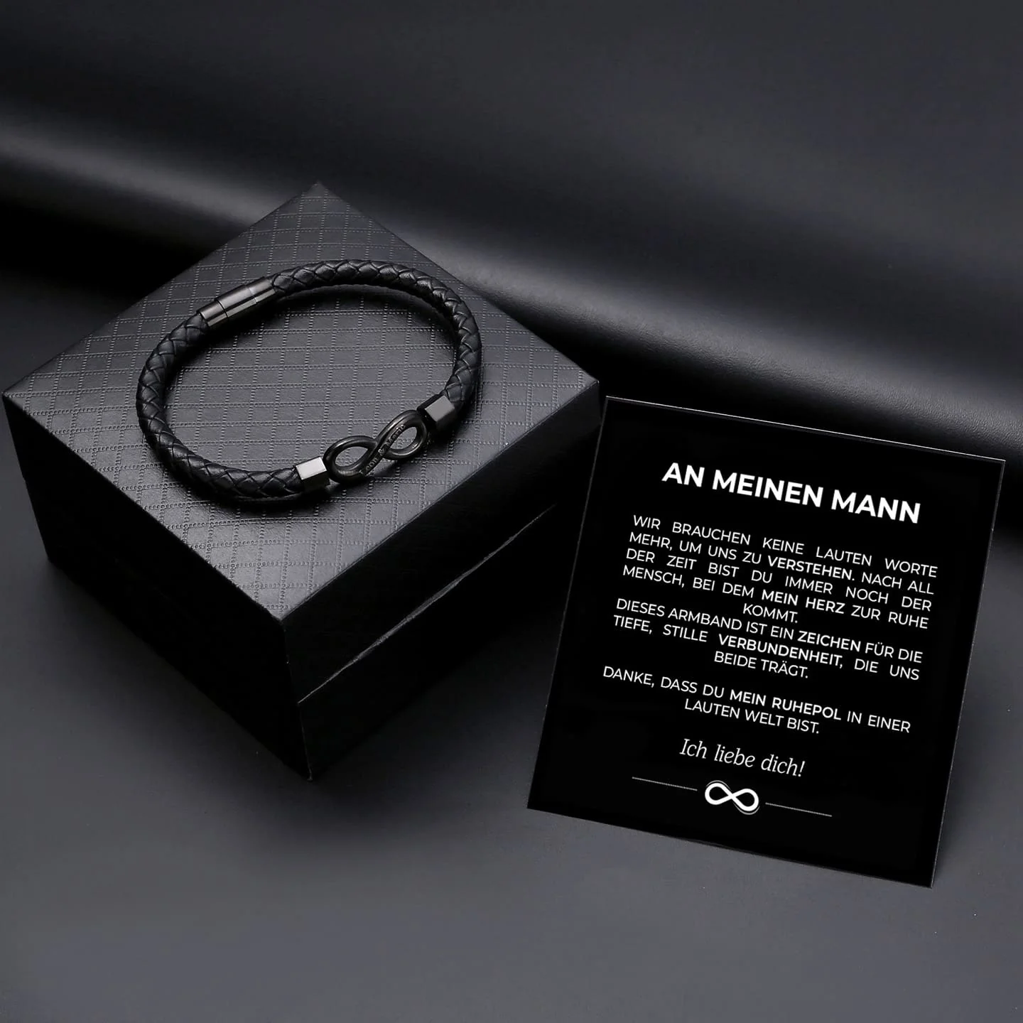 An meinen Mann - Seelenverwandtschaft - Personalisiertes Unendlichkeits-Armband - Image 11
