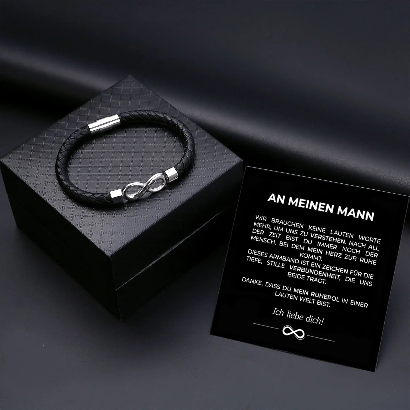 An meinen Mann - Seelenverwandtschaft - Personalisiertes Unendlichkeits-Armband - Image 15