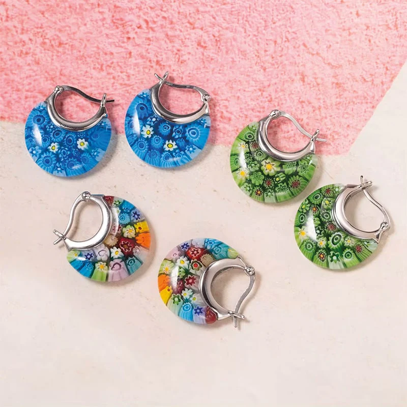 Murano-Stil Huggie-Ohrringe - Image 7