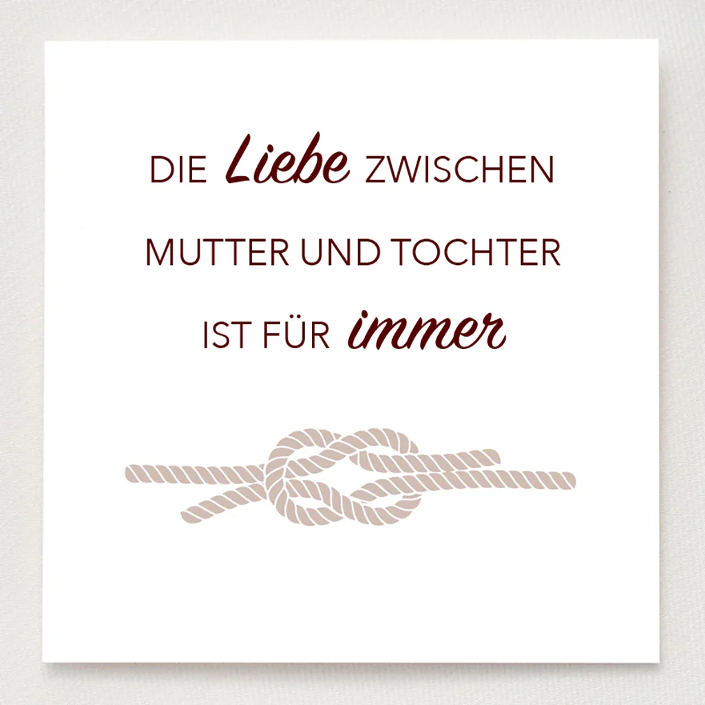 Mutter und Tochter - Liebesknoten Ring - Image 3