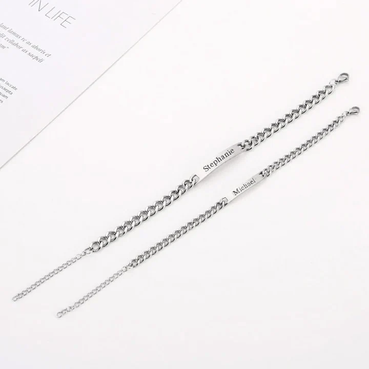 Ewige Rosenbox mit Gravur Armband Set für Paare - Image 4