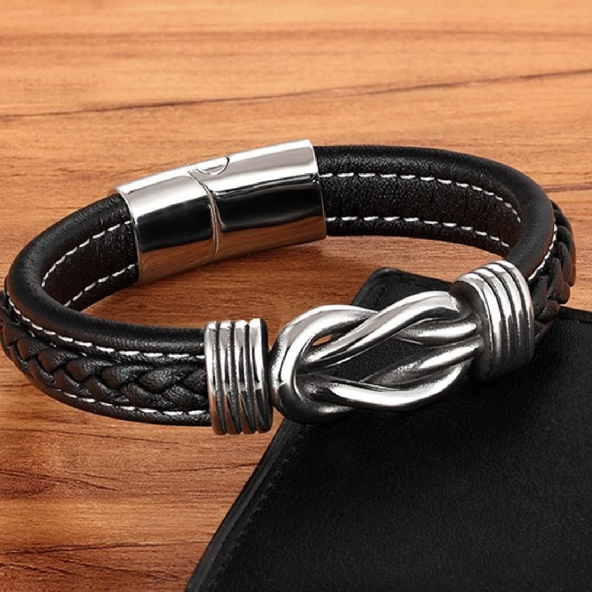 Oma und Enkel Für Immer Miteinander Verbunden - Geflochtenes Lederarmband - Image 11