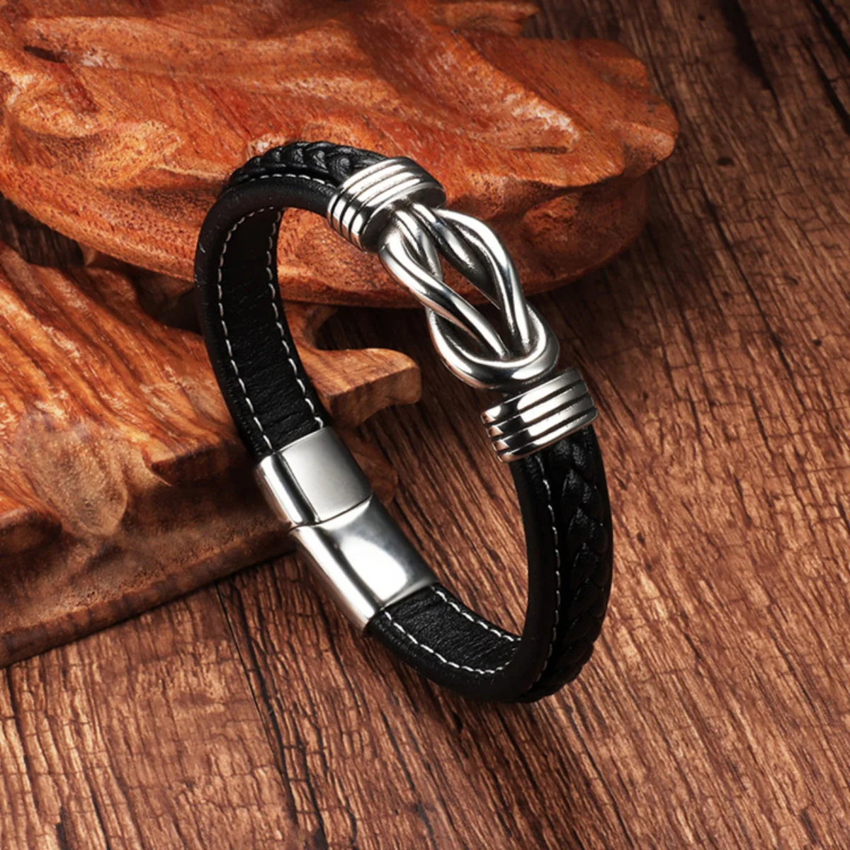 Oma und Enkel Für Immer Miteinander Verbunden - Geflochtenes Lederarmband - Image 13