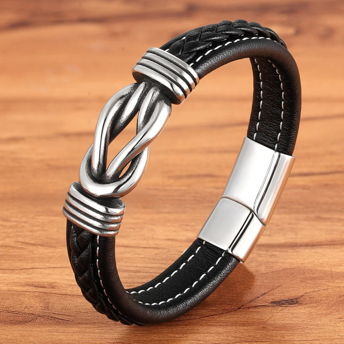 Oma und Enkel Für Immer Miteinander Verbunden - Geflochtenes Lederarmband - Image 9