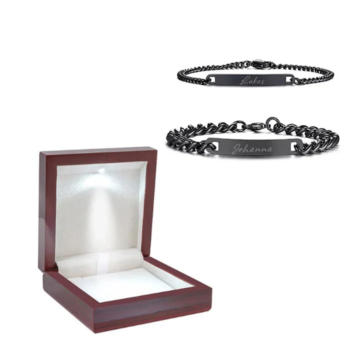 Partnerarmbänder mit Gravur - Image 11