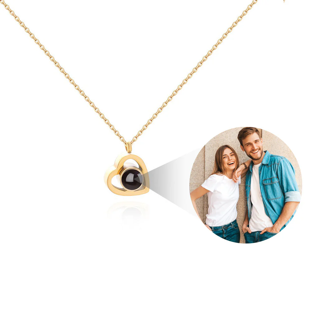 Personalisierte Foto Herz-Halskette Smooth - Image 5