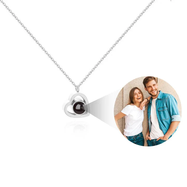 Personalisierte Foto Herz-Halskette Smooth - Image 6