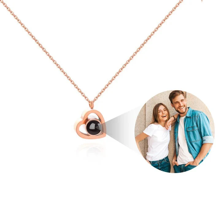 Personalisierte Foto Herz-Halskette Smooth - Image 7