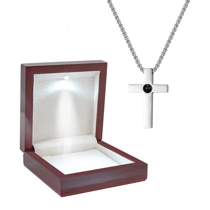 Personalisierte Kreuz Halskette mit Foto - Image 11