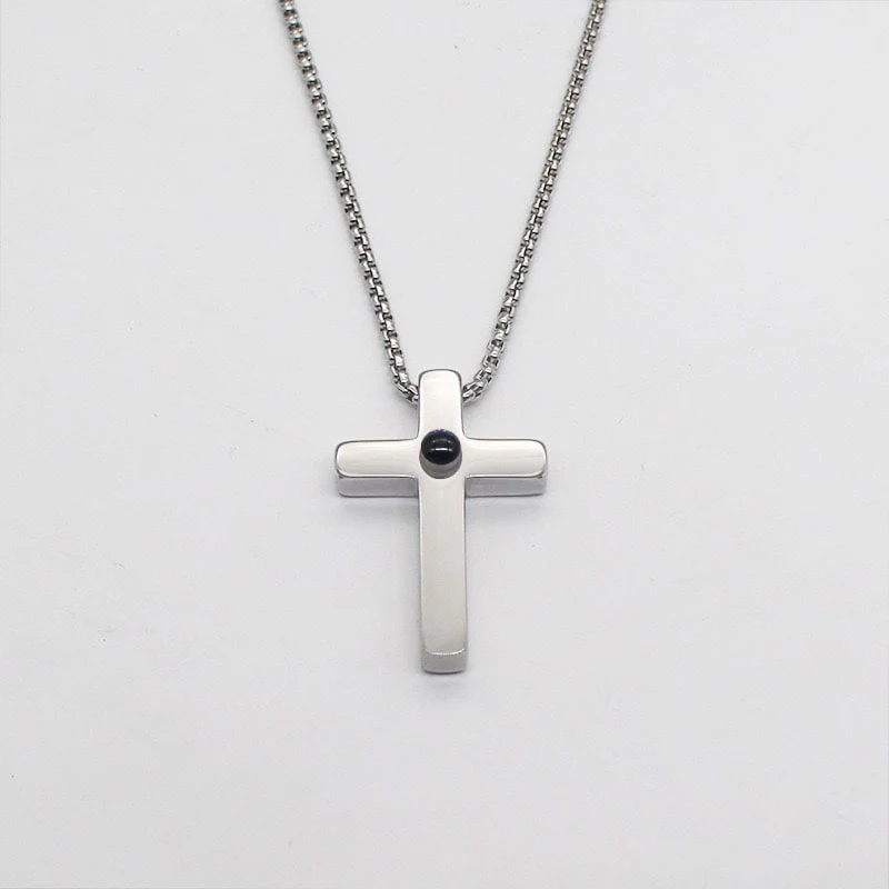 Personalisierte Kreuz Halskette mit Foto - Image 5