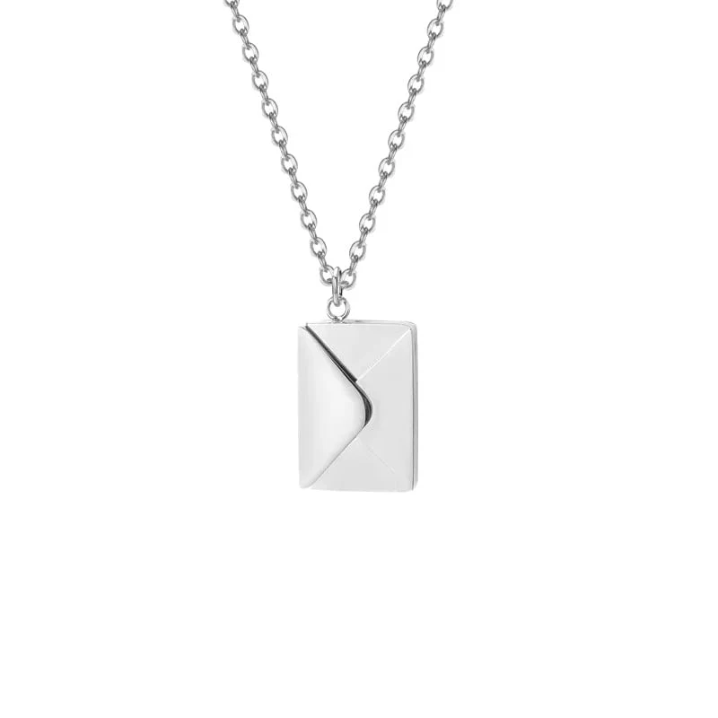 18k Gold Ausführung Liebesbrief Halskette - Geschenkset - Image 11