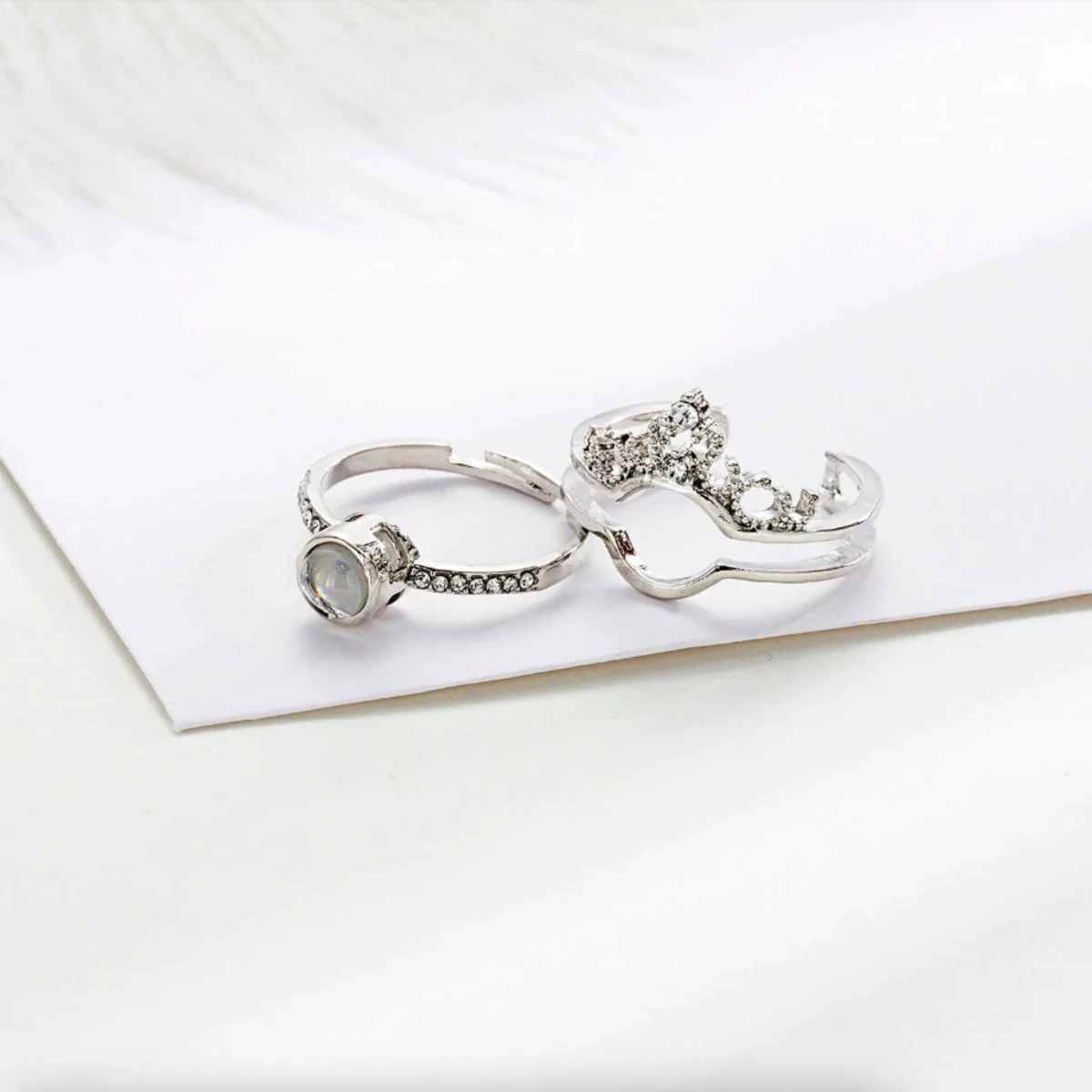 Personalisierter Foto Kronen Ring - Image 10