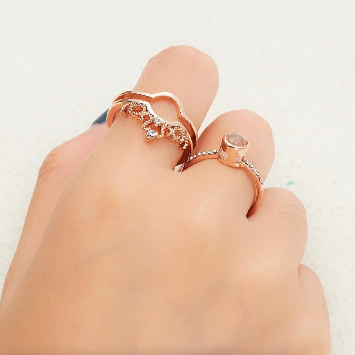 Personalisierter Foto Kronen Ring - Image 13