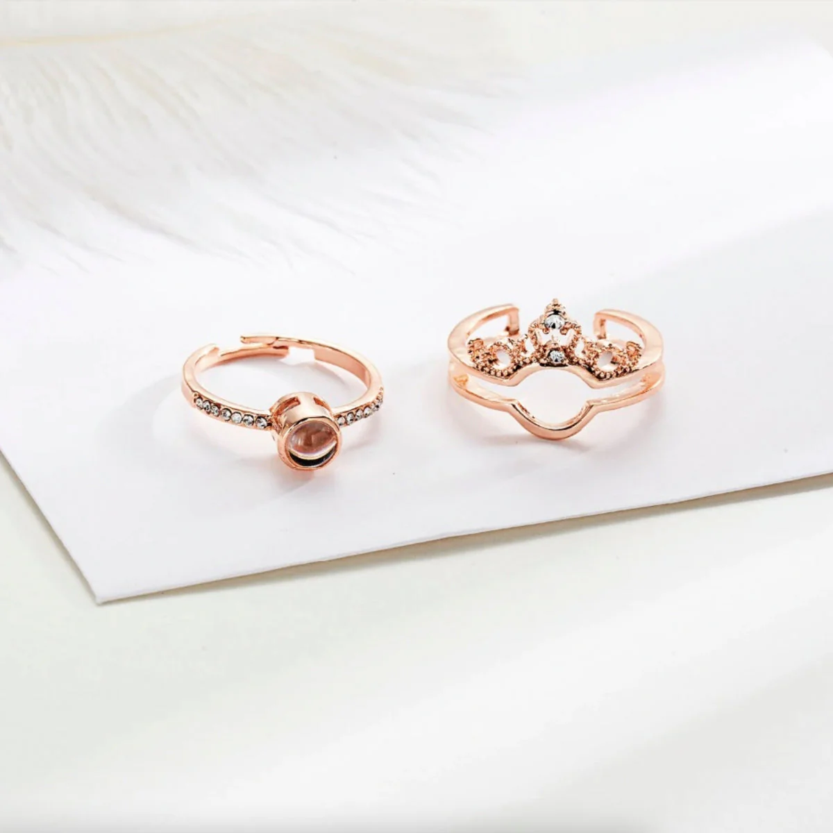 Personalisierter Foto Kronen Ring - Image 14