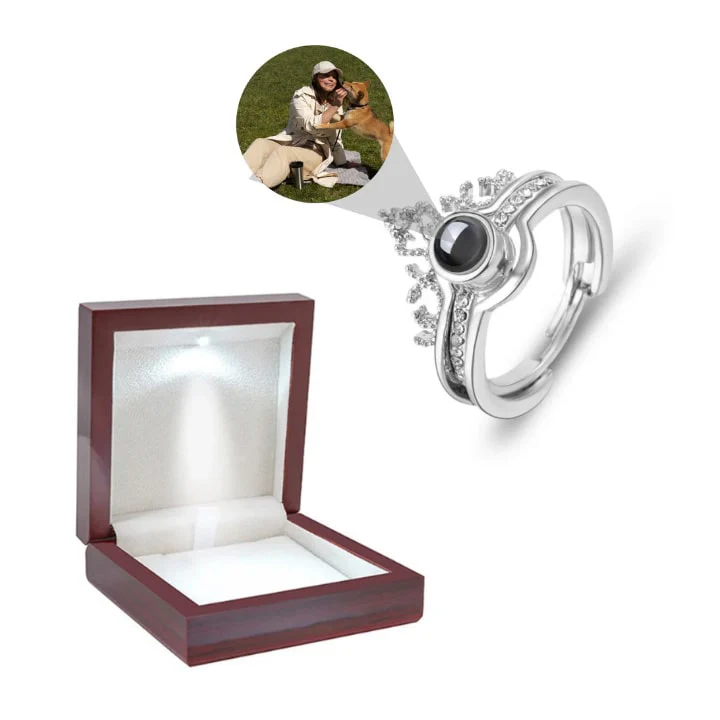 Personalisierter Foto Kronen Ring - Image 16