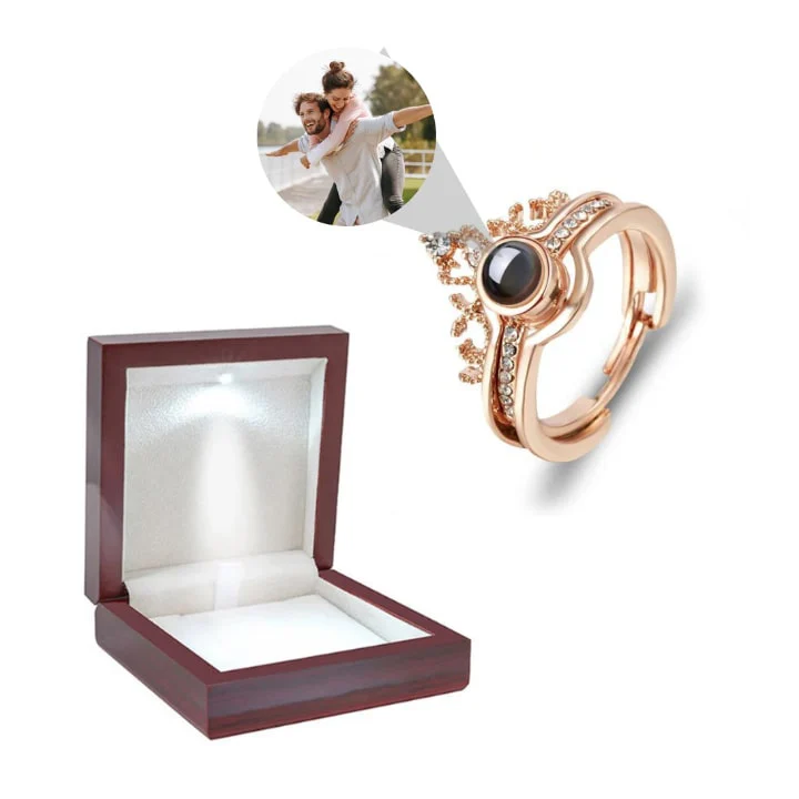 Personalisierter Foto Kronen Ring - Image 17