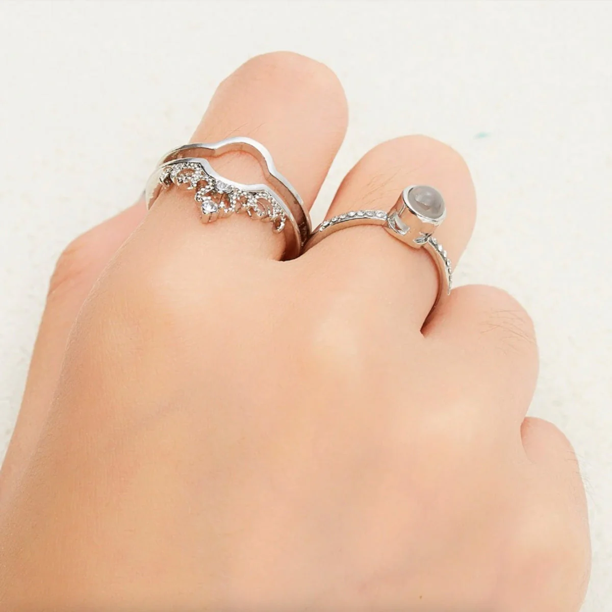 Personalisierter Foto Kronen Ring - Image 9