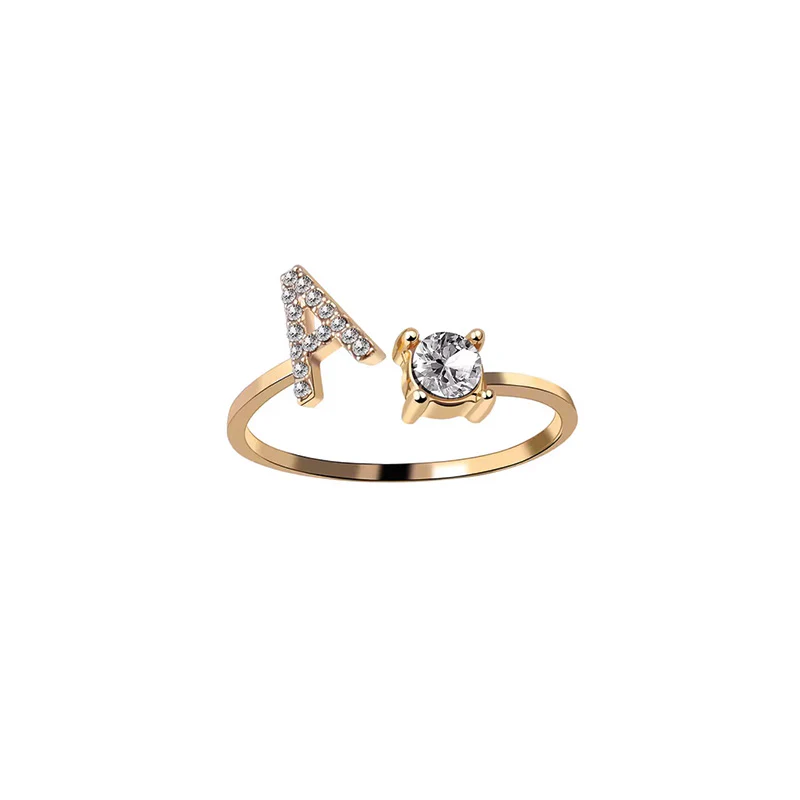 Zirkonia Buchstaben Ring - Image 10