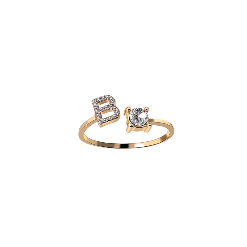 Zirkonia Buchstaben Ring - Image 11