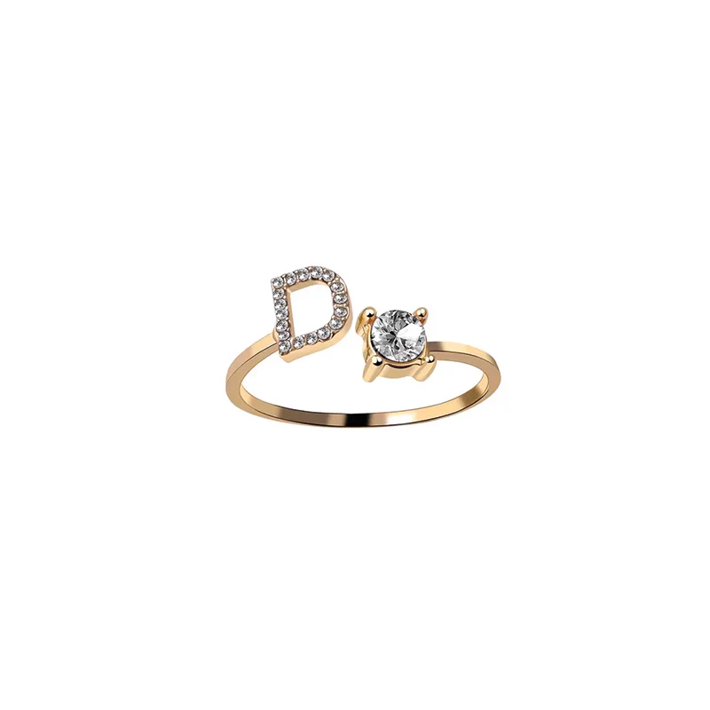 Zirkonia Buchstaben Ring - Image 13