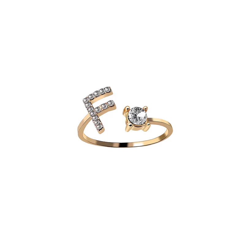 Zirkonia Buchstaben Ring - Image 15