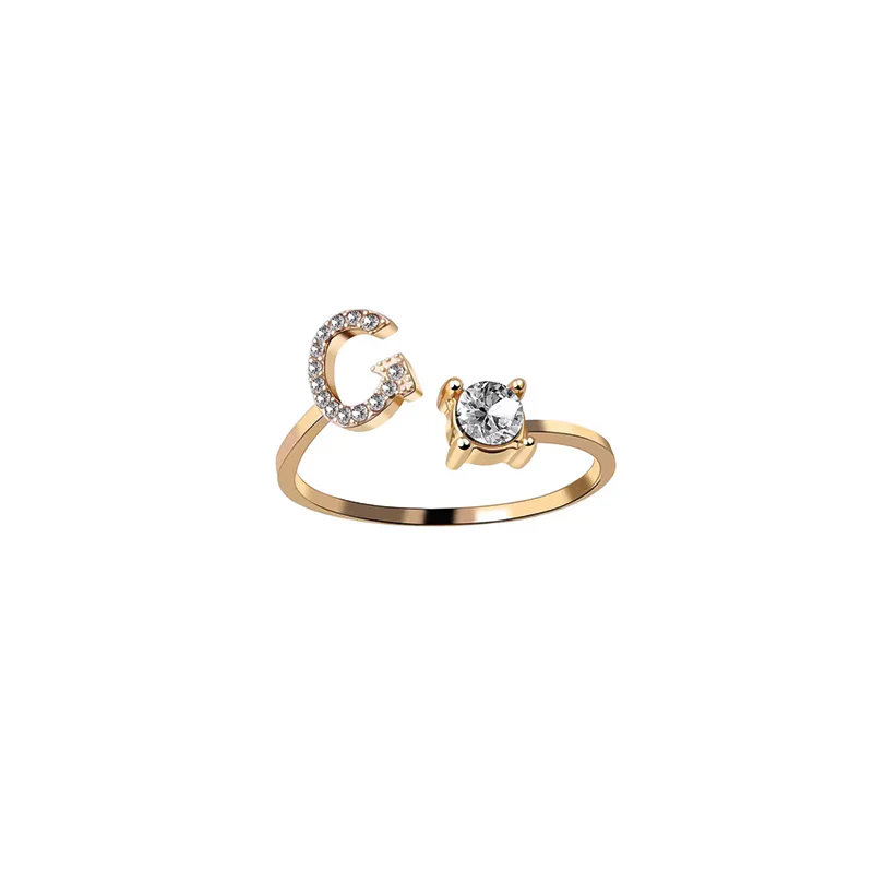 Zirkonia Buchstaben Ring - Image 16
