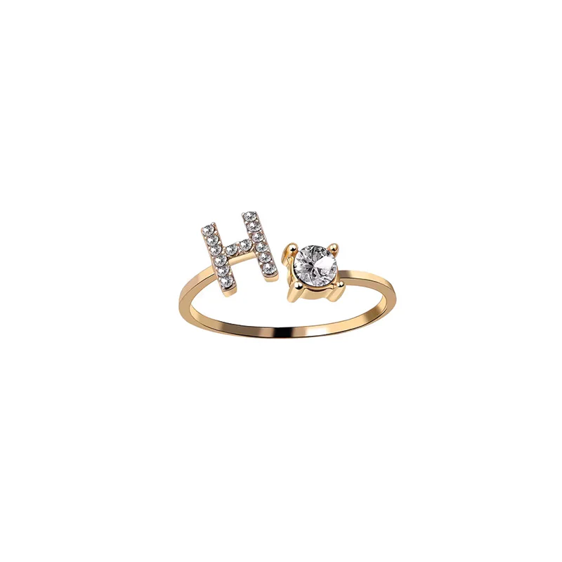 Zirkonia Buchstaben Ring - Image 17