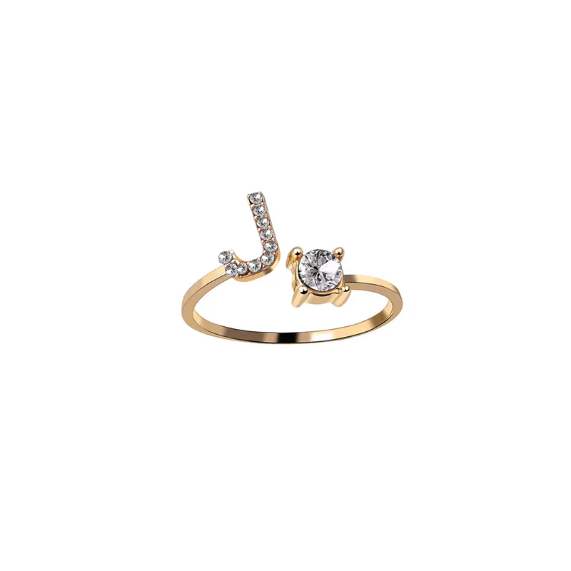 Zirkonia Buchstaben Ring - Image 19