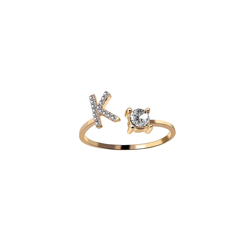 Zirkonia Buchstaben Ring - Image 20