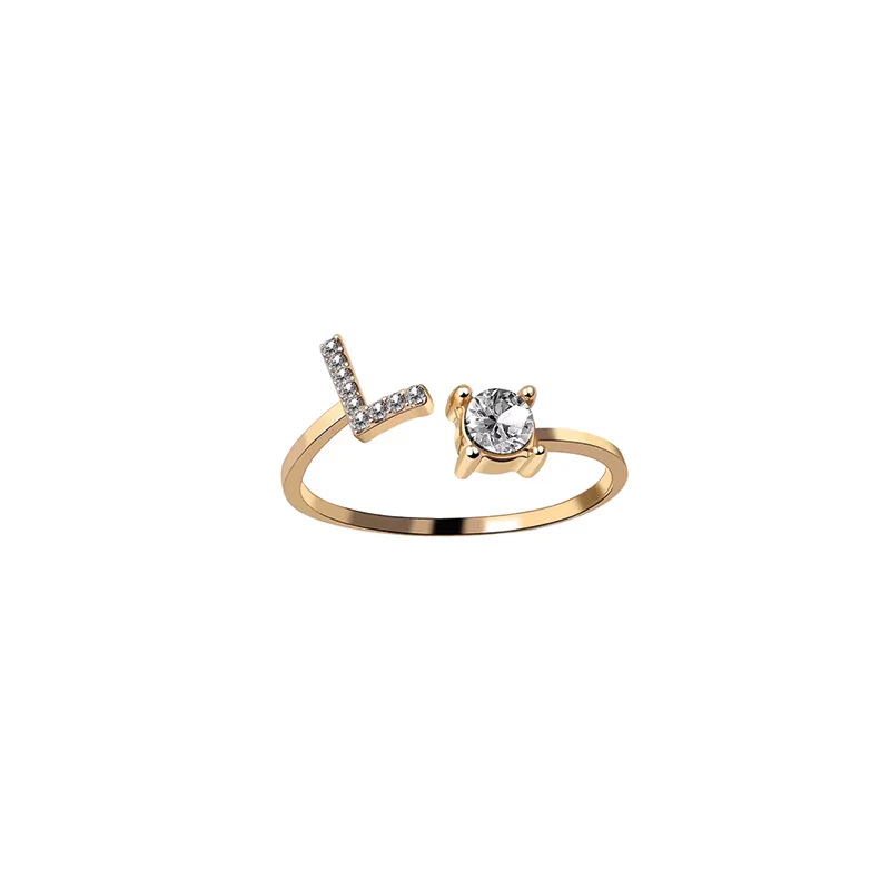 Zirkonia Buchstaben Ring - Image 21