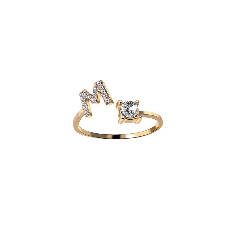Zirkonia Buchstaben Ring - Image 22