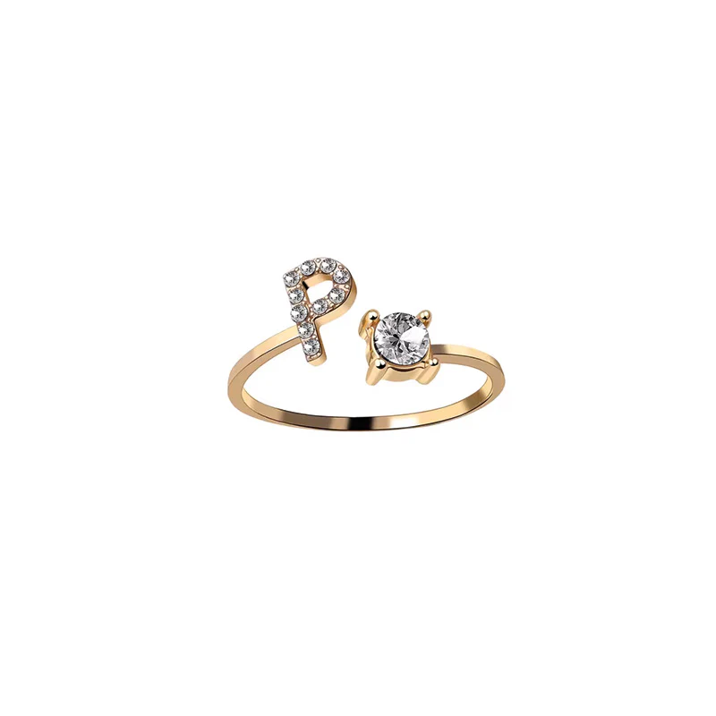 Zirkonia Buchstaben Ring - Image 25