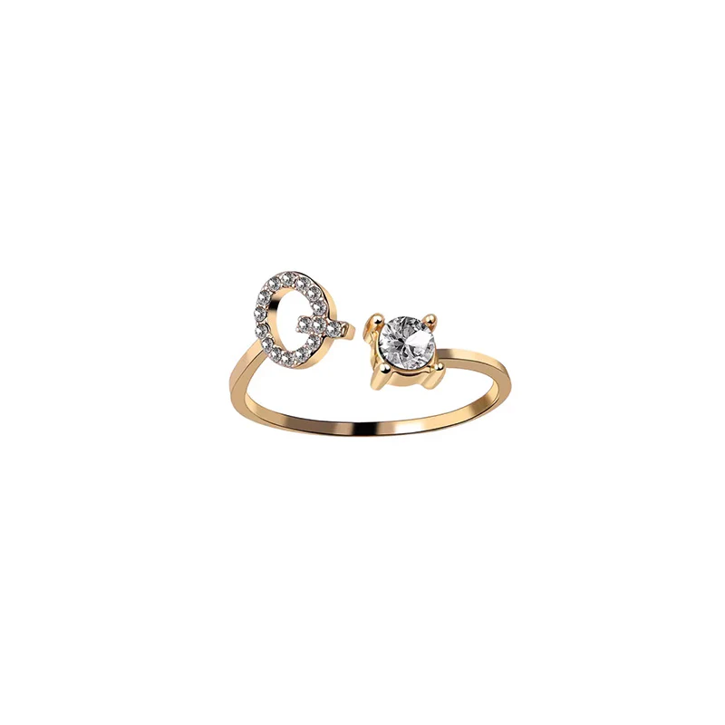 Zirkonia Buchstaben Ring - Image 26