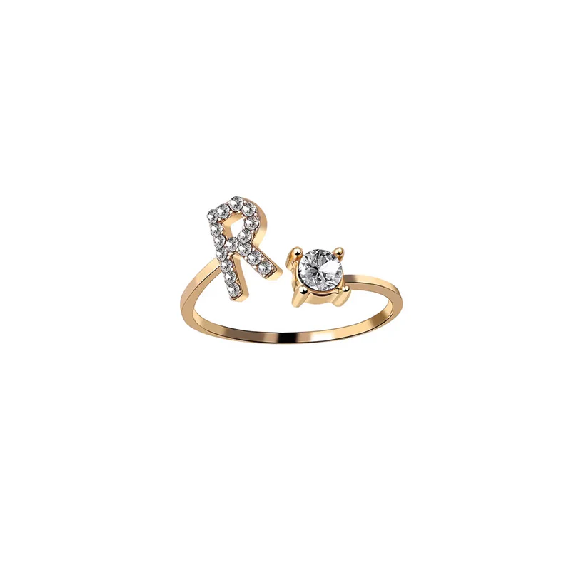 Zirkonia Buchstaben Ring - Image 27