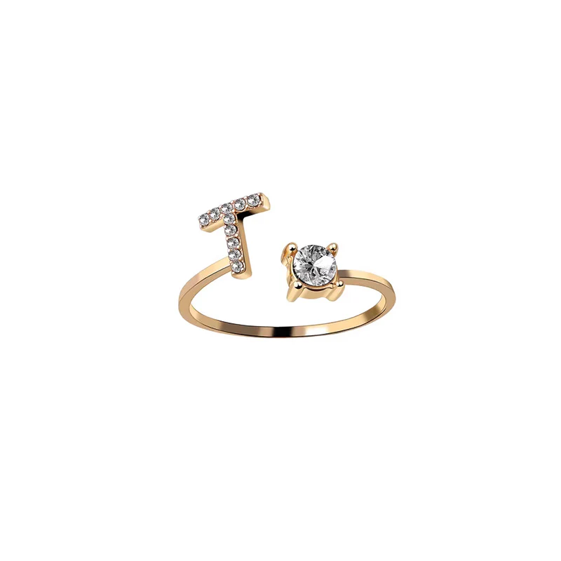 Zirkonia Buchstaben Ring - Image 29
