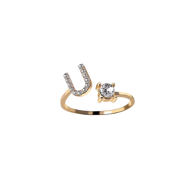 Zirkonia Buchstaben Ring - Image 30