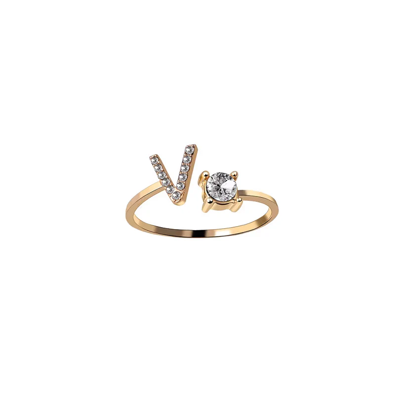 Zirkonia Buchstaben Ring - Image 31