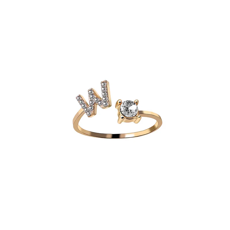 Zirkonia Buchstaben Ring - Image 32