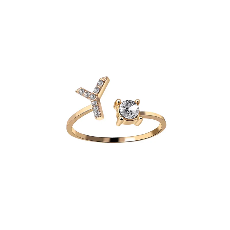 Zirkonia Buchstaben Ring - Image 34