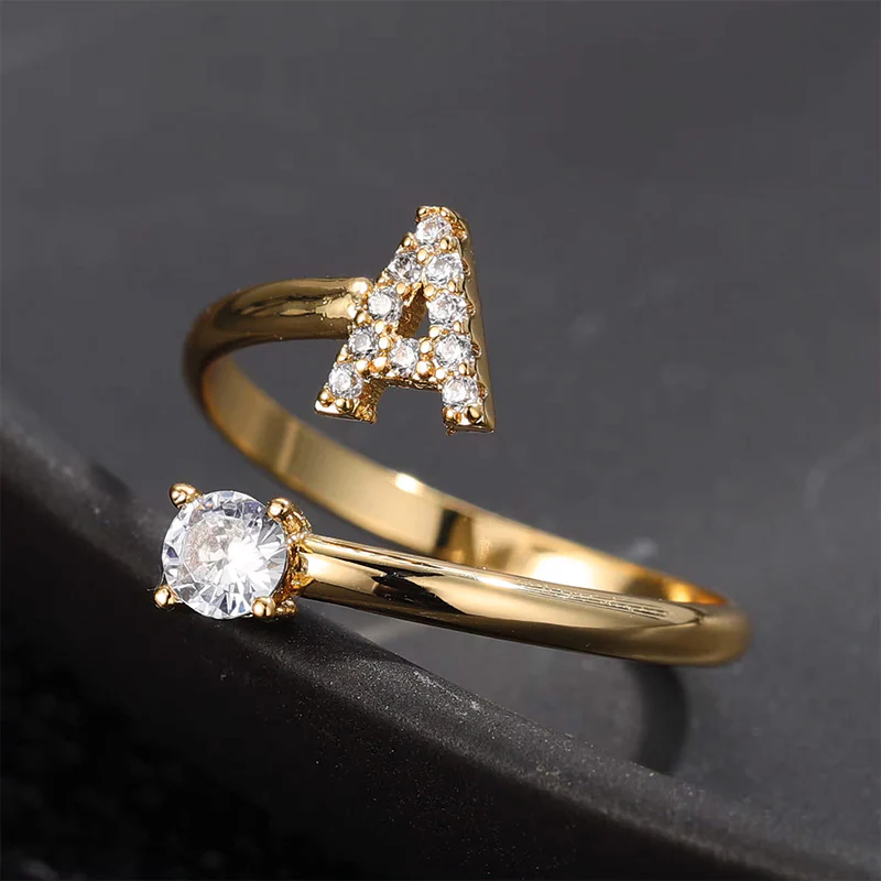 Zirkonia Buchstaben Ring - Image 5